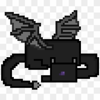 Enderdragon - Pixel Art Minecraft Ender Dragon Clipart