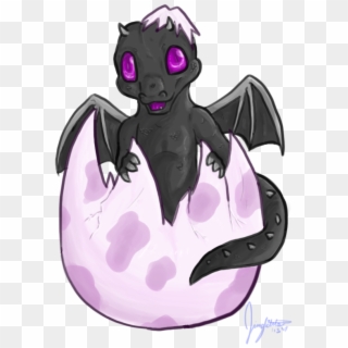 Baby Ender Dragon - Cartoon Clipart