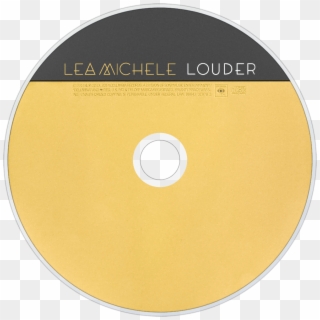 Lea Michele Louder Cd Disc Image - Lea Michele Louder Cd Clipart