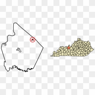 Kentucky Map By Zip Code Irvington Kentucky - Map Of Kentucky Counties Clipart