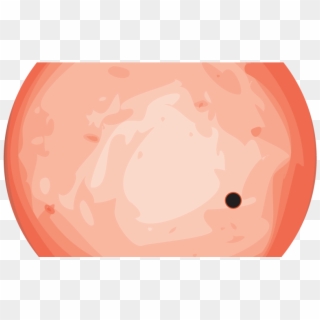 This Cartoon Shows The Transiting Planet Gj 1132b To - Circle Clipart