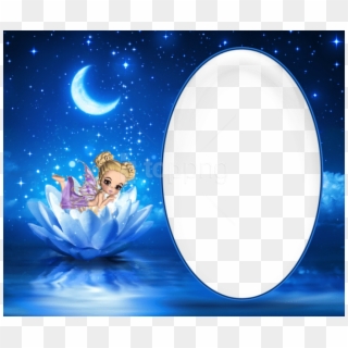 Free Png Cute Night Fairy Transparent Kidsframe Background - Lotus Flower In Space Clipart