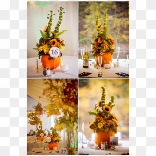 Repurposed Upcycle Outdoor Rustic Country Wedding Ceremony - Sunflower And Pumpkin Wedding Centerpieces Clipart