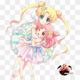 Usagi Png - Sailor Moon And Daughter Clipart