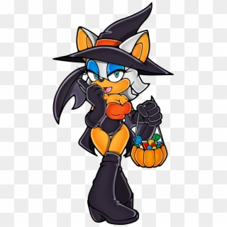 Sonic Heroes Sonic Forces Rouge The Bat Vertebrate - Sonic Forces Witch Rouge Clipart