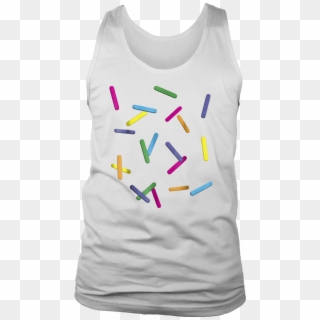 Rainbow Sprinkles Ice Cream Simple T Shirt Costume - Shirt Clipart