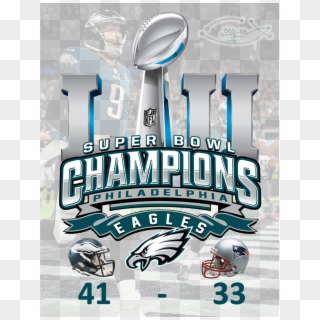Philadelphia Eagles Super Bowl Champs - Philadelphia Eagles Super Bowl Champions Logo Clipart