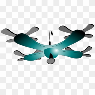 Vector Drone Cartoon Image Without Backg - Propeller Clipart