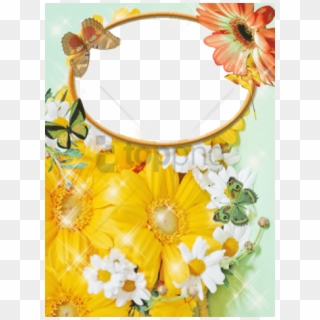 Free Png Sunflowermothers Day - Frames For Photoshop Clipart