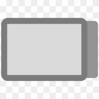 Computer Icons Symbol Rectangle Multimedia - Flat Panel Display Clipart