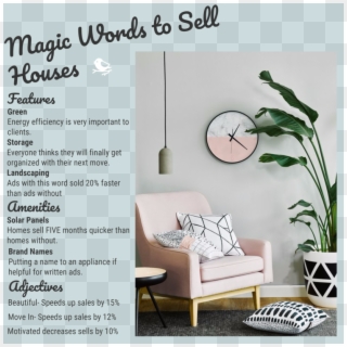 Magic Words To Sell Houses Sell Your House Fast, Selling - Green Pink Grey Room Clipart