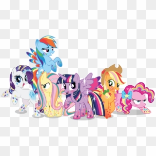 My Little Pony Png - Rainbow Power Ponies Clipart