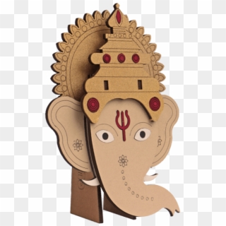 Lord Ganesha Face - Portable Network Graphics Clipart
