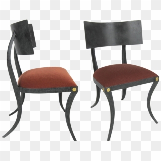 Set Of Six Steel Klismos Chairs By Ched Berenguer-topacio - Chair Clipart
