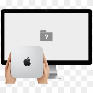 A Mac Mini And Apple Display - Small Laptops In Uae Clipart