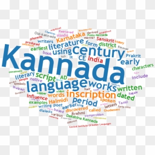 Kannada Language Words - Illustration Clipart