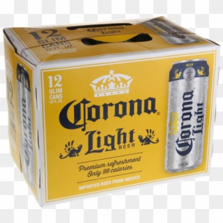 Corona Light Beer 12 Pk Slim Cans - Corona Light Beer Cans Clipart