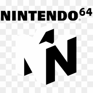Nintendo 64 Logo Black And White - Nintendo 64 Logo Png Clipart