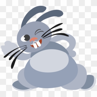 This Free Icons Png Design Of Winking Bunny Clipart