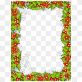 Christmas Mistletoe Png Photo Frame - Mistletoe Frame Png Clipart