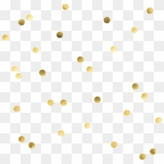 Confetti Goldenconfetti Gold Golden Decorative - Circle Clipart