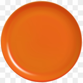 Orange Plate Png Clip Art - Circle Transparent Png