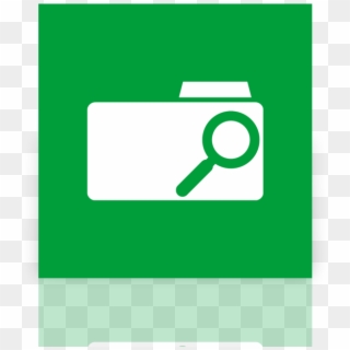 Folder, Mirror, Search Icon - Icon Clipart