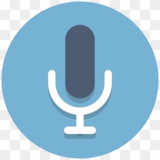 Circle Icons Mic - Voice Search Icon Png Clipart