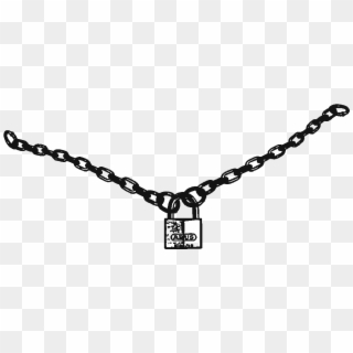 Lock And Chain Png - Necklace Clipart
