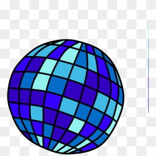 Disco Ball, Blue, Png - Circle Clipart