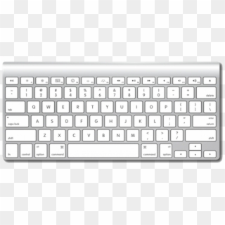 Everything Was Done By Keyboard - Apple Wireless Keyboard Clipart