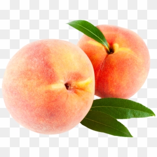 Download Peach With Leaves Png Image - Peach Png Clipart