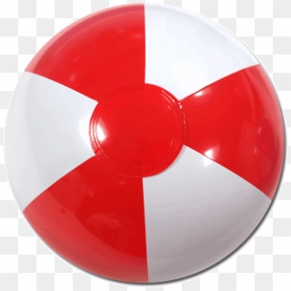 Red White Beach Ball Clipart