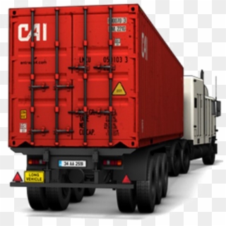 Container Truck Png Picture - Truck And Container Png Clipart