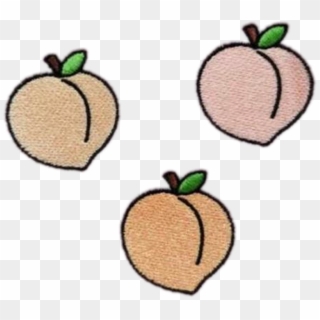 Peach Sticker - Png Grunge Clipart
