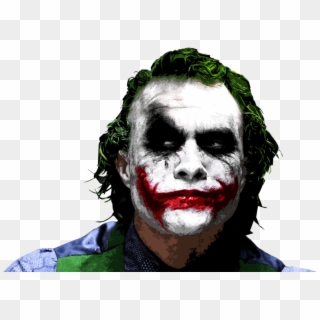 Heath Ledger Joker Png - Joker Heath Ledger 4k Clipart