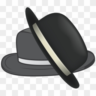 Black Hat And Gray Hat - Fedora Clipart