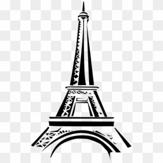 Free Image On Pixabay - Pink Eiffel Tower Drawing Clipart