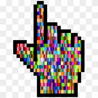 This Free Icons Png Design Of Prismatic Hand Cursor Clipart
