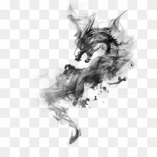 #edits #dragon #smoke #art #stickers - Smoke Dragon Png Transparent Clipart