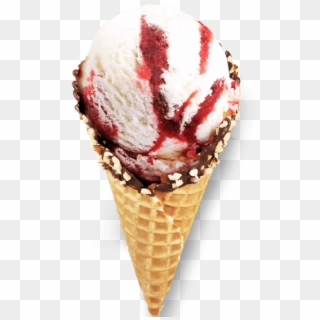 Strawberry Jelly Paradise - Ice Cream Cone Clipart