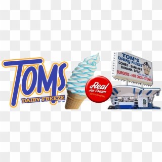 Toms Dairy Freeze Logo - Tom's Dairy Freeze Clipart