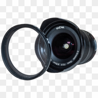Laowa 15mm Front View With Filter - Camera Lens Clipart