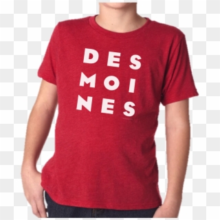 Kids Des Moines Stack Tee-red - T-shirt Clipart