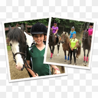The Facility - Girls Riding At Horse Camps Clipart