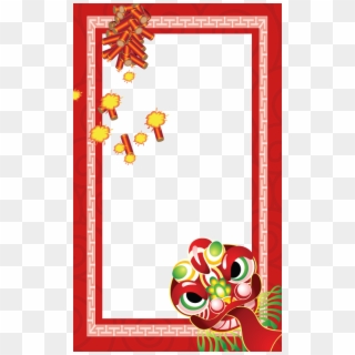 Chinese New Year Photo Frame Png - Chinese New Year Frame Clipart