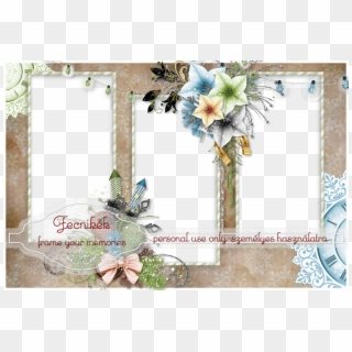 Triple New Year Frame - Magnolia Clipart