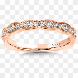 Stock - Rose Gold Diamond Wedding Rings For Women Clipart