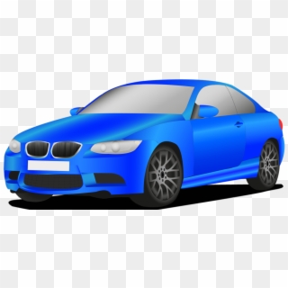 Rear View Of Car Png Free Download - Sports Sedan Clipart