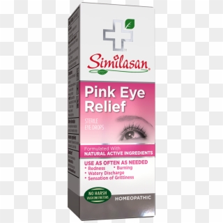 Pink Eye Relief Sterile Eye Drops - Similasan Clipart
